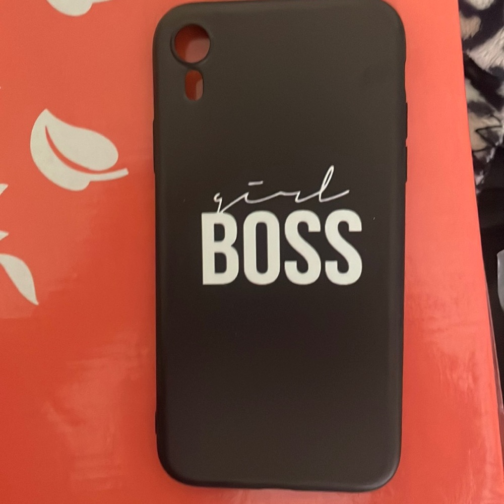 **NEVER USED** iphone XR girl boss case